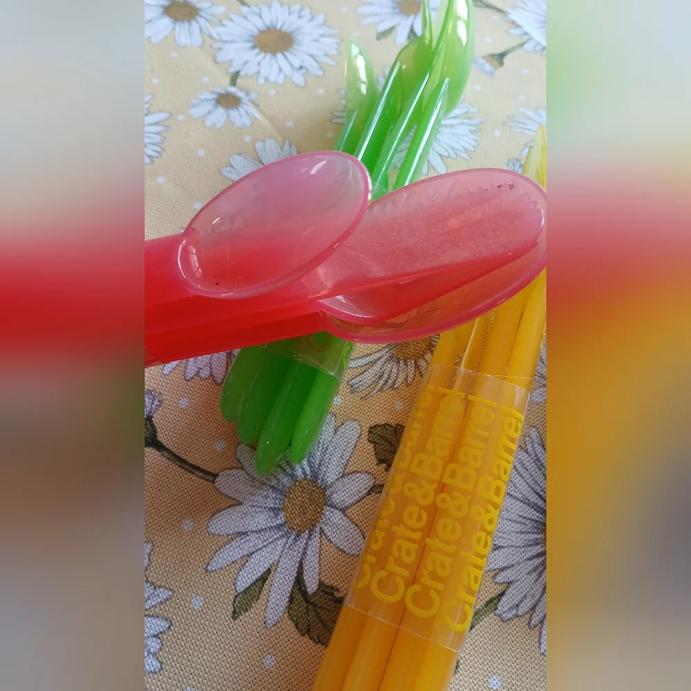 Crate & Barrel Colorful Outdoor Utensil Set - Picture 6 of 11